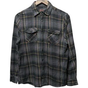 Vintage Molokai Surf Company skater Grunge button up 2000s Y2K flannel Shirt top